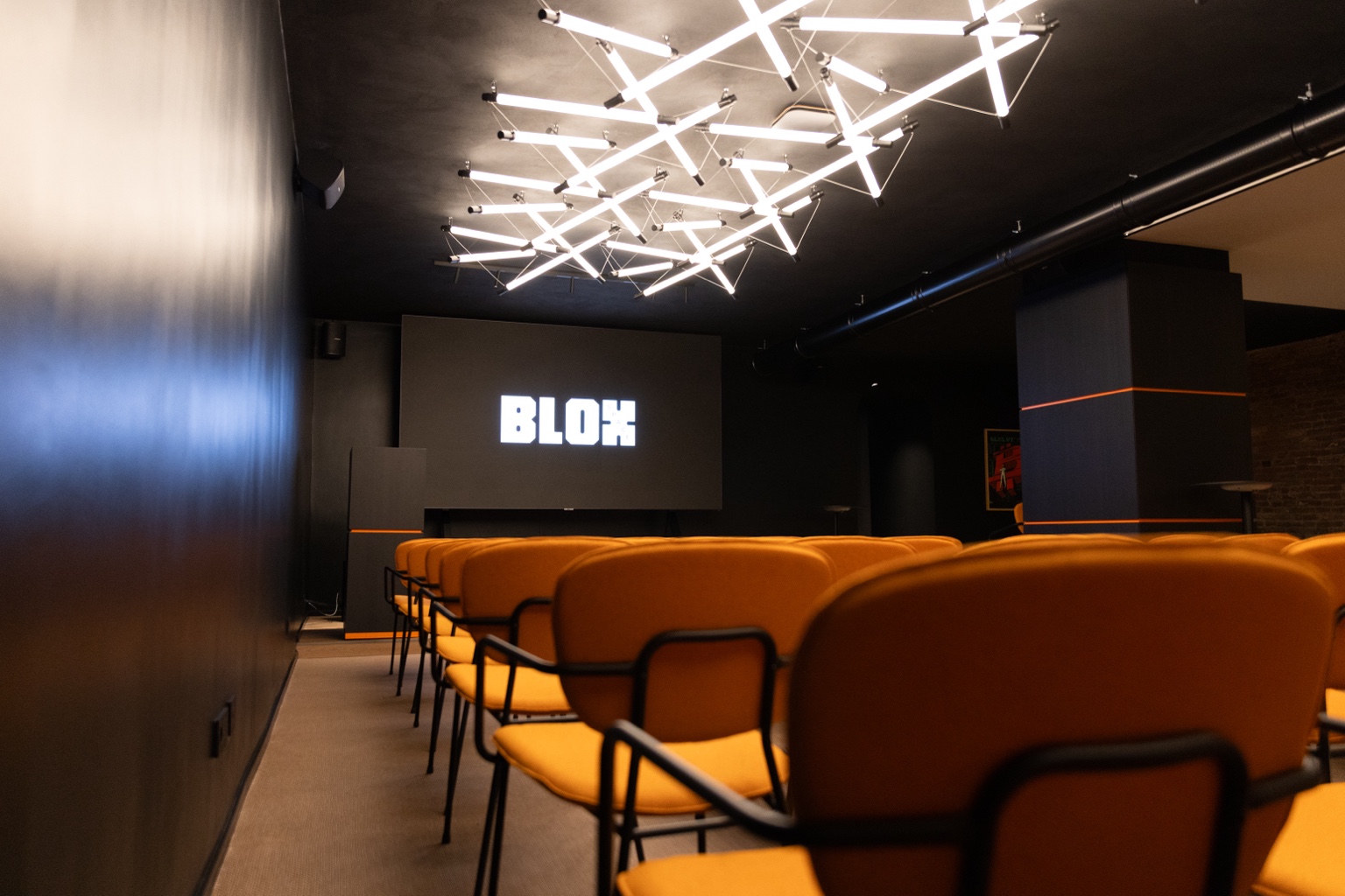 L’auditorium di Blox Space a Torino